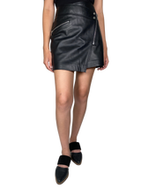 Falda Mini Cuero