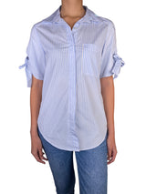 Blusa Rayas Azul