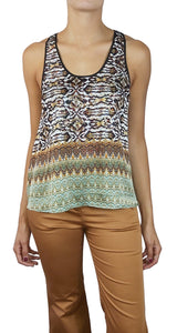 Blusa Animal Print Brillos