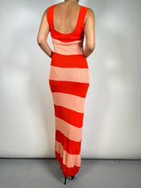 Vestido Franjas Viscosa