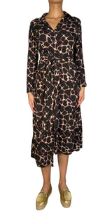 Vestido Camisero Maxi Estampado