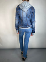 Chaqueta Denim Con Capucha
