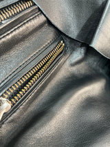 Chaqueta Cuero Negro