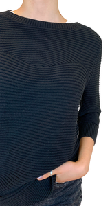 Sweater Rib Negro