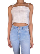 Crop Top Blanco
