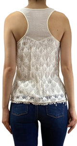Blusa Bordado Crema