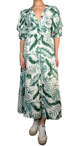 Vestido Lino Y Viscosa H&M By Johanna Ortiz