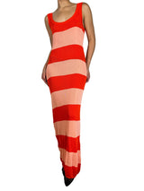 Vestido Franjas Viscosa