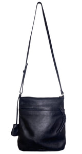 Bandolera Cuero Negro