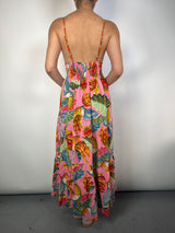 Vestido Lino Estampado