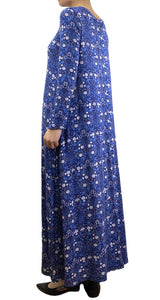 Vestido Azul Estampado