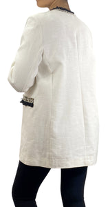 Chaqueta Tejida Blanca