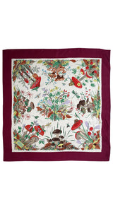 Pañuelo Seda Hongos