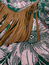 Blusa Verde Jacquard