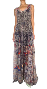 Vestido Traslúcido Bordado