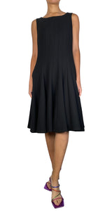Vestido Plises Negro