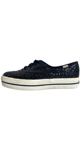 Zapatilla Negra Glitter