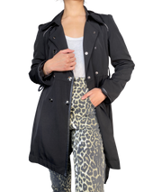 Abrigo Detalles En Cuero