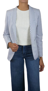 Blazer Azul A Rayas
