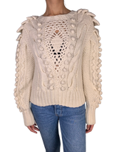 Sweater de Lana Punto Burbuja