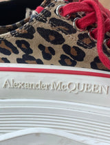 Zapatillas Leopardo Cuero