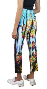 Pantalón Pinzas Multicolor