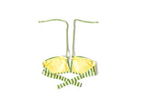Top Bikini Verde Y Amarillo
