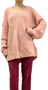 Sweater Tejido Rosado