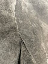 Falda Caracol Cuero Gamuza