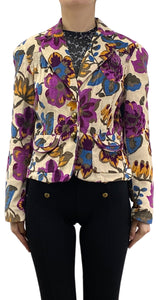 Blazer Gotelé Flores