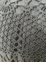 Vestido Macramé Azul