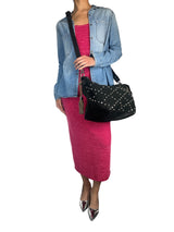 Cartera Cuero Tachas