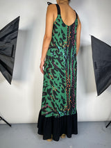 Vestido Maxi Estampado Multicolor