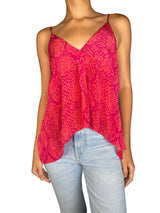 Top Rosado Animal Print