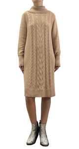 Vestido Tejido Café