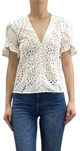 Blusa Blanca Broderie
