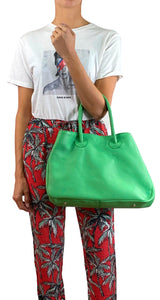 Bolso Cuero Verde