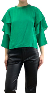 Blusa Verde Seda