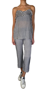 Set Polera Y Pantalón Cuadros