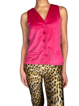 Gilet Velvet Pink