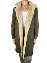 Abrigo Piel Sintética