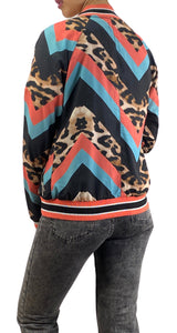 Chaqueta Bomber Animal Print