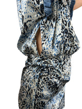 Vestido Mini Estampado Animal Print