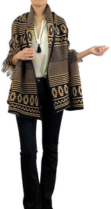 Bufanda Tejida Café