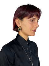 Aros Dorados Esmeralda