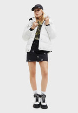Parka Desigual Blanco - Calce Regular