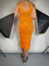 Vestido Naranjo Tejido