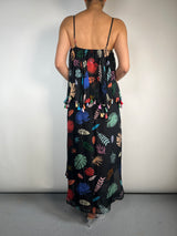 Vestido Seda Estampado