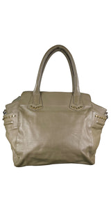 Cartera Verde Tachas Doradas