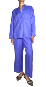 Pantalón Lino Morado
